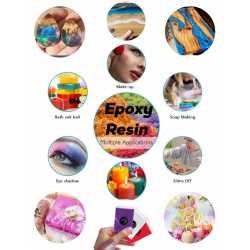 24 Colors Mica Powder Carefully Selected Gold and Pearl Shades 10gm 